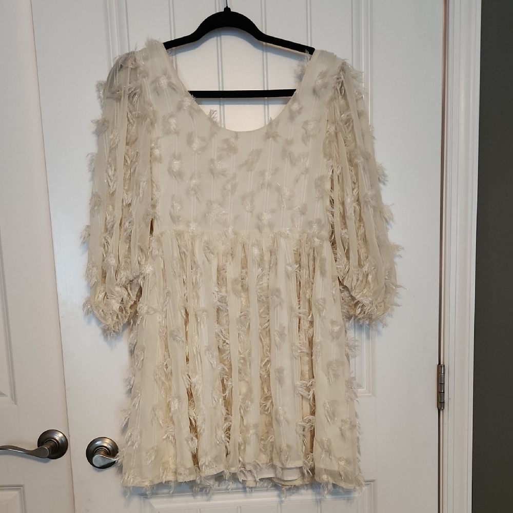 Elegant Cream Women's Top
